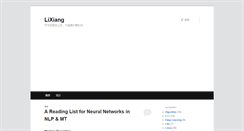 Desktop Screenshot of leexiang.com